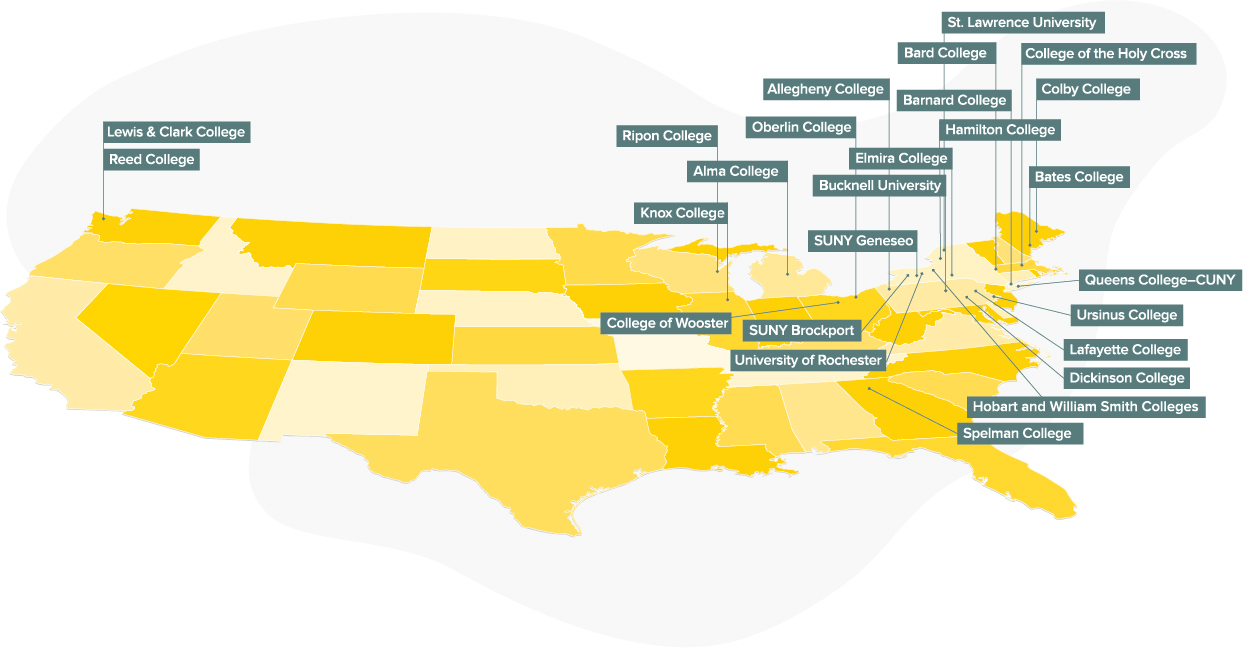 Partner Scholarships Map