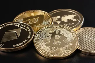 Bitcoin Stock Photo