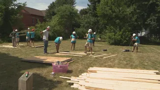 Students from U of R help build five new homes in Beechwood Neighborhood
